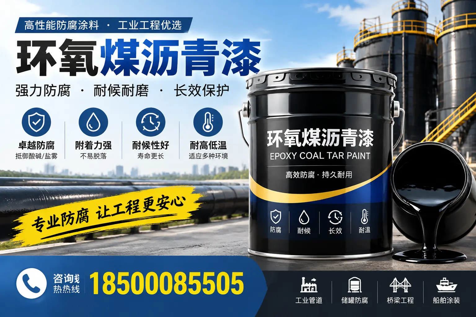 环氧煤沥青漆的施工方法与注意事项，确保在兰陵顺利完成